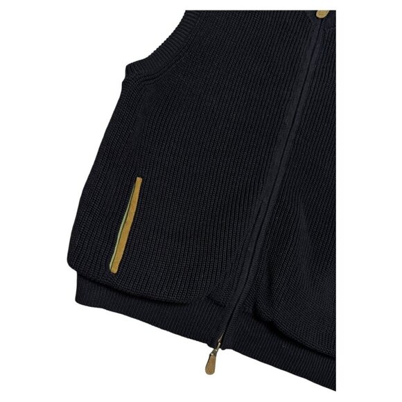 ORVIS Heavy Knit Navy Blue Outdoor Designer Winter Fall Spring Vest Mens XL - Picture 4 of 6